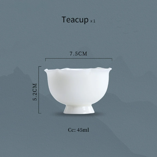 45ml Flared Rim Tea Cup – Handmade Ceramic Gongfu Teaware