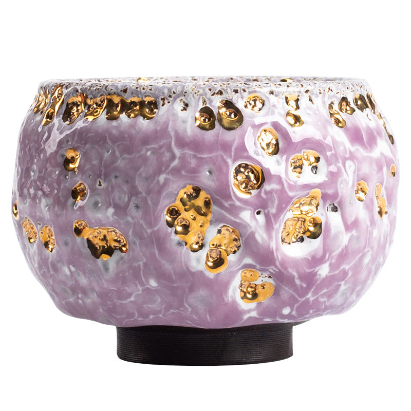 Pink Glazed Shino Gongfu Tea Cup – Handmade Ceramic Chinese Tea Cup for Traditional Brewing