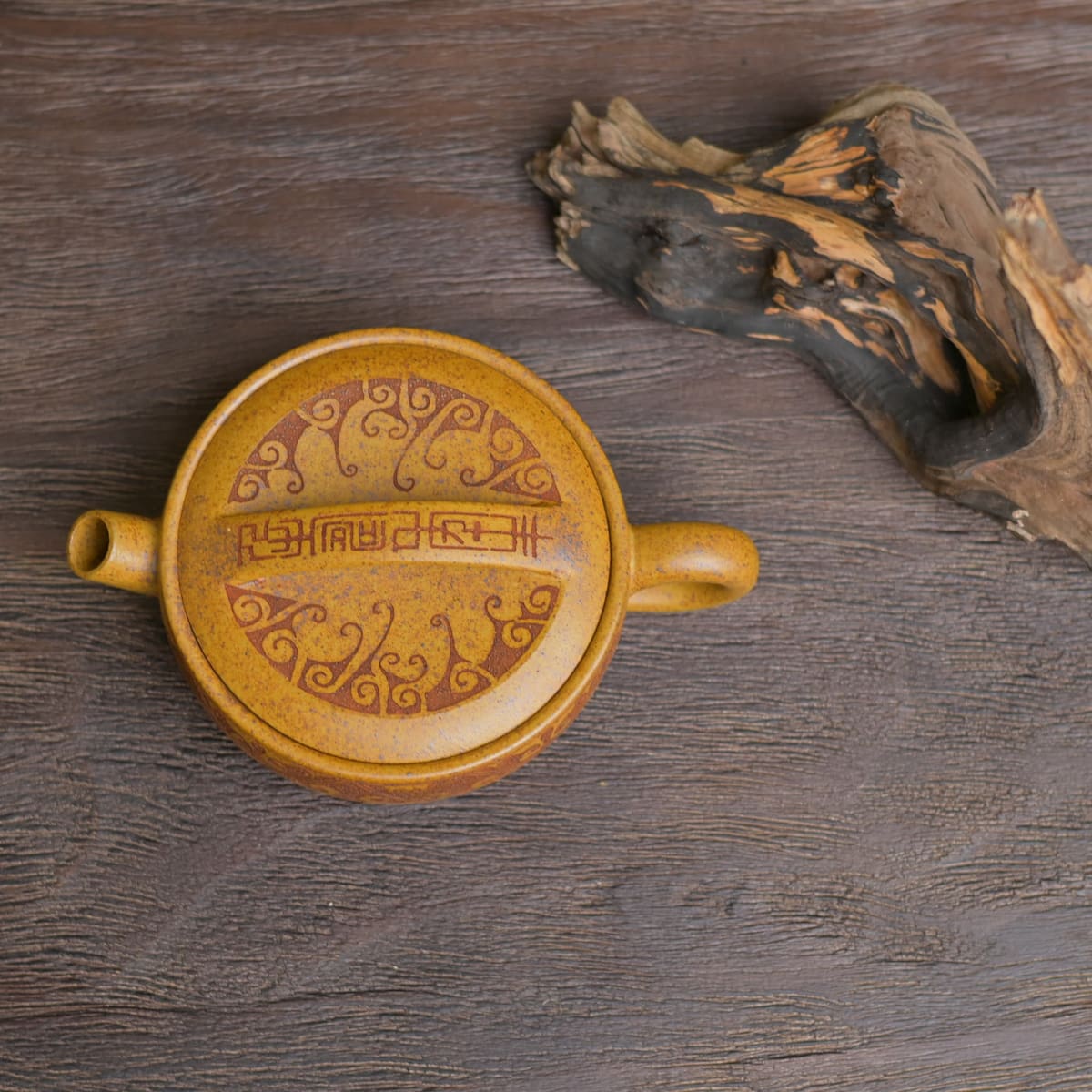Yixing Yellow Clay Yipianwa Teapot – Traditional Zisha Gongfu Style