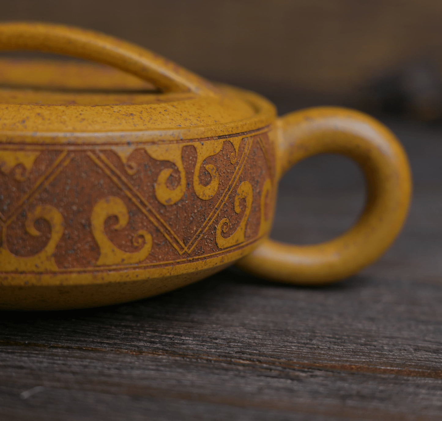 Yixing Yellow Clay Yipianwa Teapot – Traditional Zisha Gongfu Style