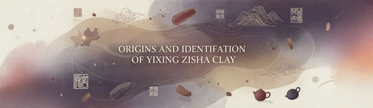 Yixing Zisha clay types with natural textures and traditional teaware craftsmanship