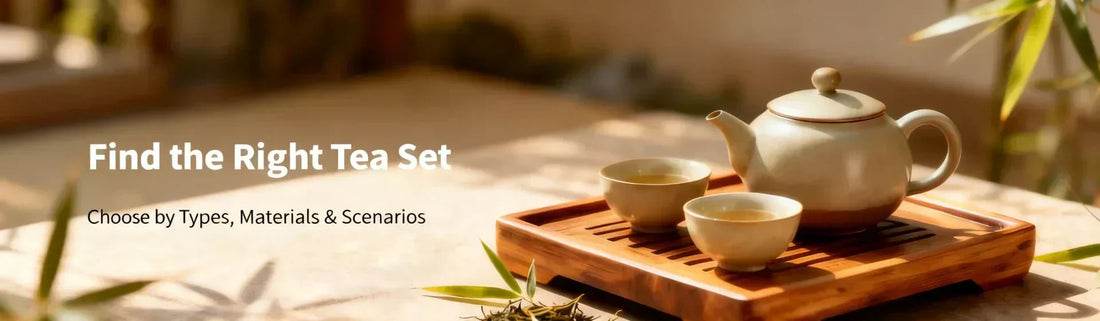 Tea set selection guide for choosing the right tea set by material, type, and use scenarios