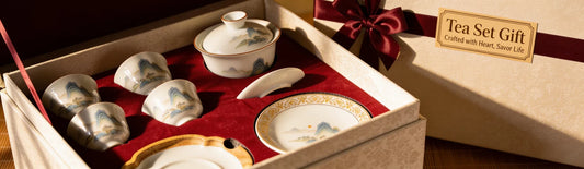Tea sets used as gifts in weddings, housewarmings, and social occasions