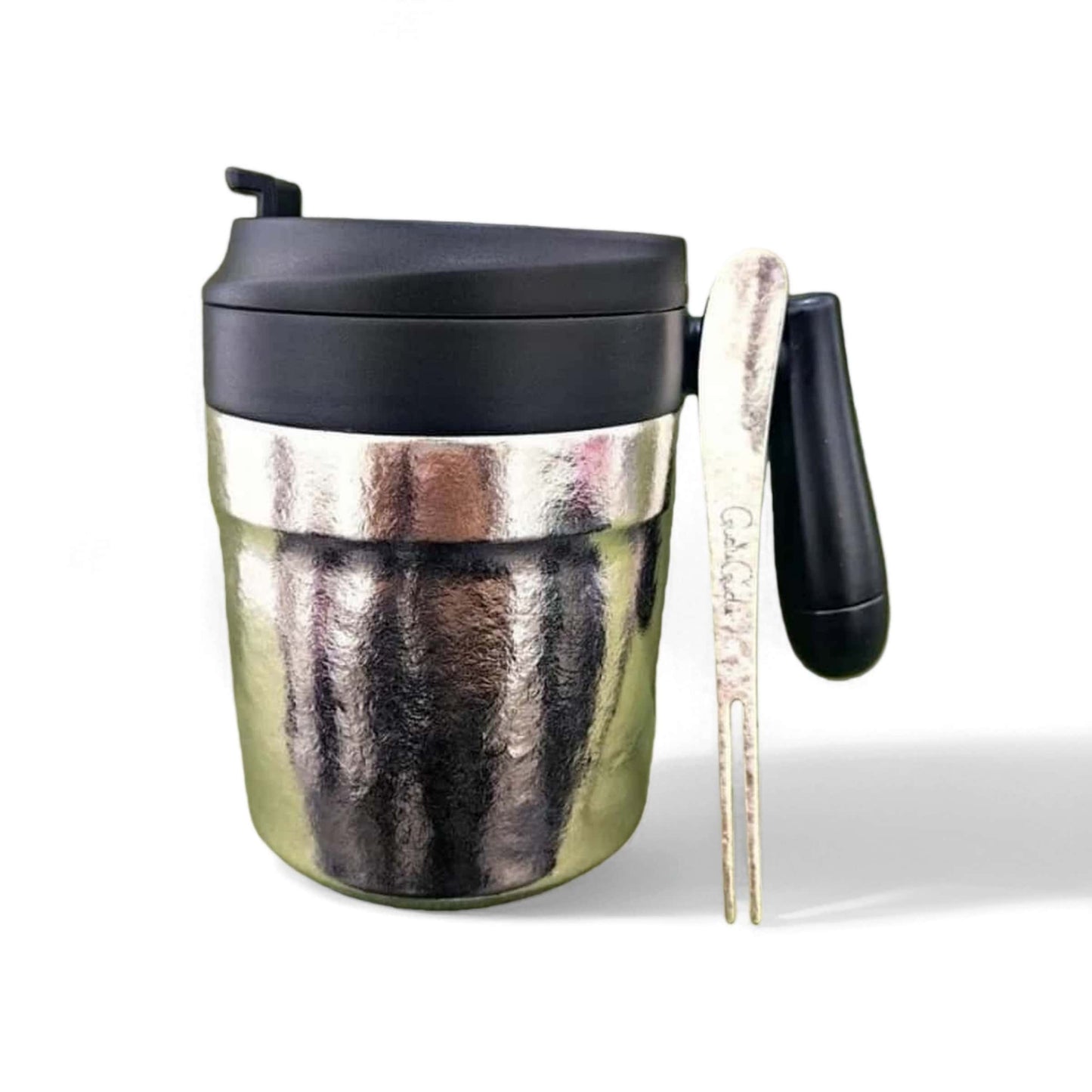 Premium Titanium 350ml (12 fl oz) Office & Tea Mug – Insulated with Handle, Gift Box