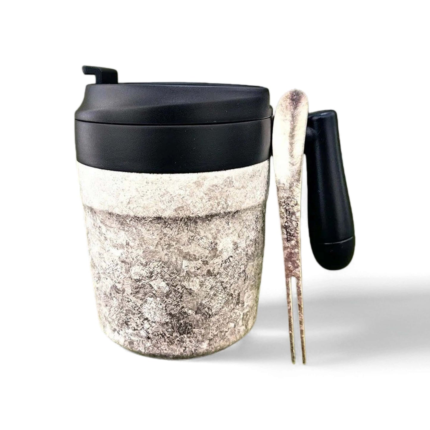 Premium Titanium 350ml (12 fl oz) Office & Tea Mug – Insulated with Handle, Gift Box