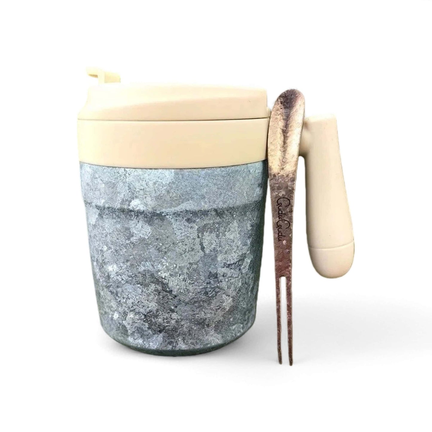 Premium Titanium 350ml (12 fl oz) Office & Tea Mug – Insulated with Handle, Gift Box