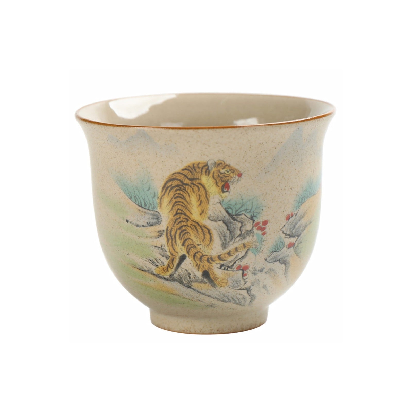 Hand-painted Zodiac Ceramic Teacup