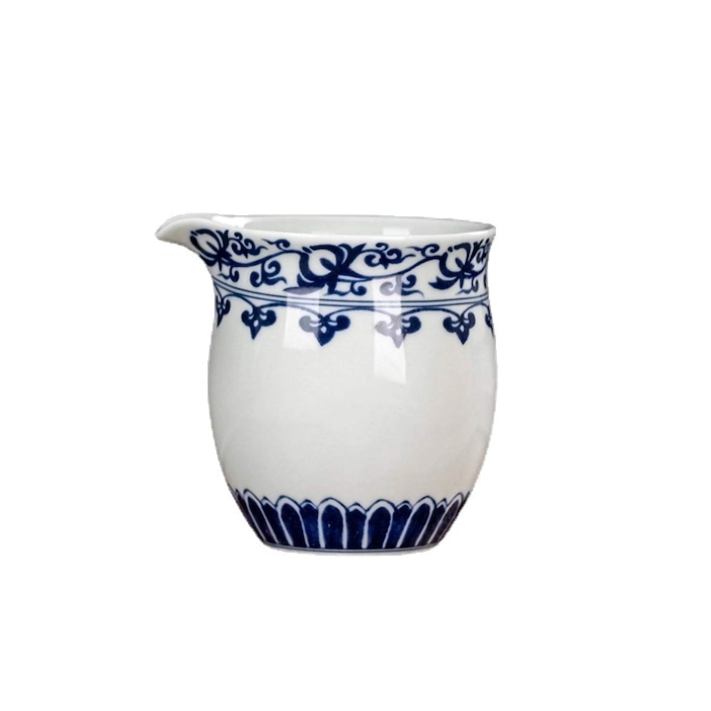 Old Clay Vine Blossom Fairness Cup – Handmade Ceramic Gongdao Pitcher for Gongfu Tea