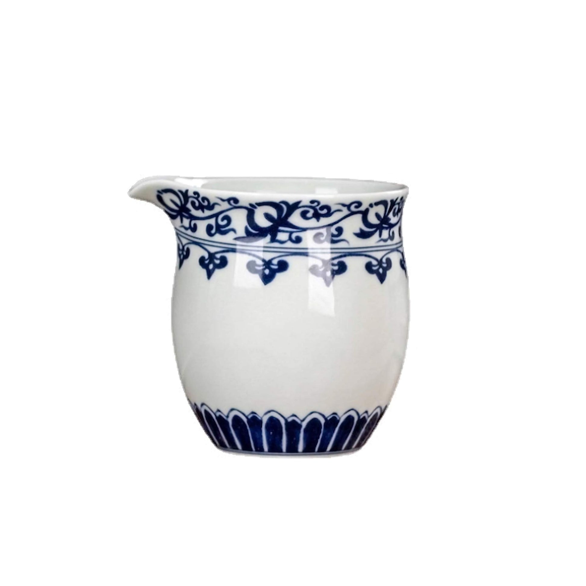 Old Clay Vine Blossom Fairness Cup – Handmade Ceramic Gongdao Pitcher for Gongfu Tea