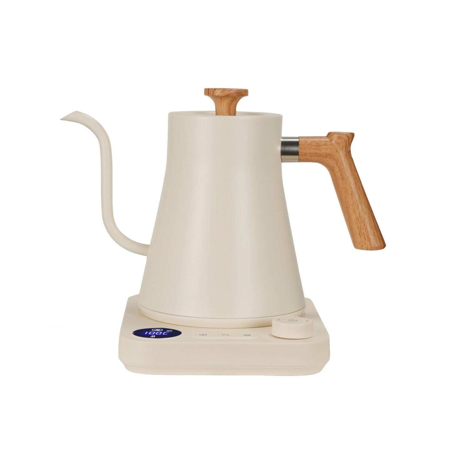 Variable Temperature Gooseneck Electric Kettle 0.9L – Fast Heating, 304 Stainless Steel for Tea