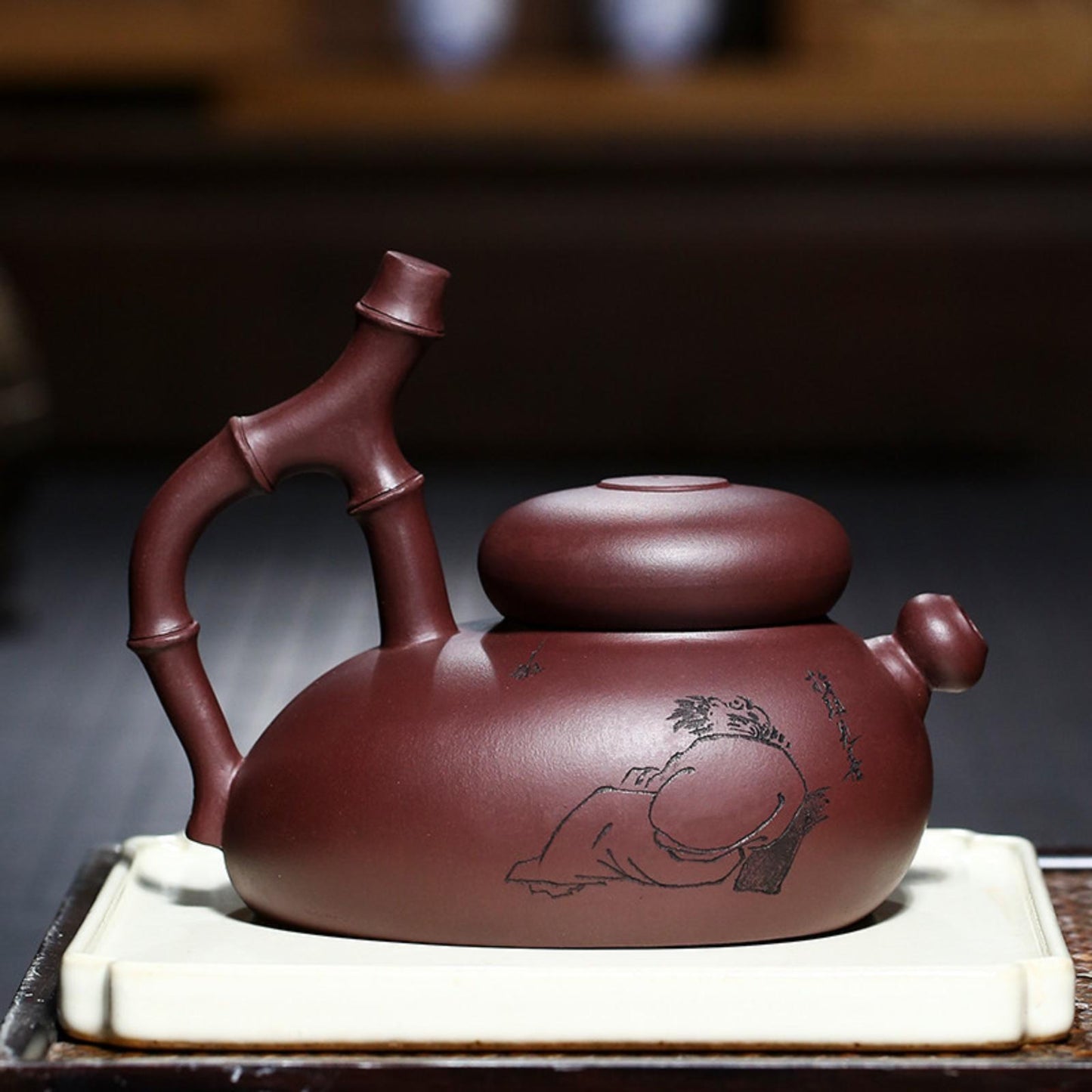 Bamboo-Style Teapot – Zi Ni – 300ml