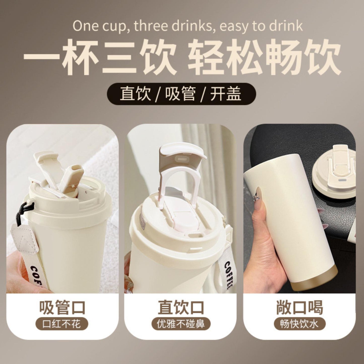 Insulated Double-Wall Tumbler & Ceramic Mug Gift Set – Leak-Proof, Hot & Cold Drinks