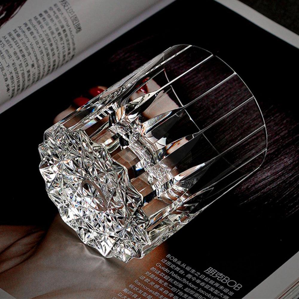 Edo Kiriko Handcrafted Dazzling Star Crystal Tea Cup – Lead-Free Crystal Glass