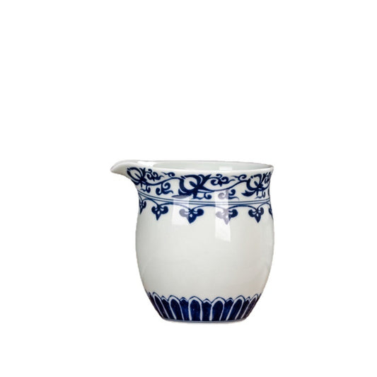 Old Clay Vine Blossom Fairness Cup – Handmade Ceramic Gongdao for Gongfu Tea