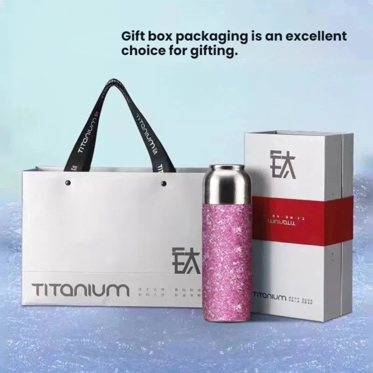 Pure Titanium 16oz / 460ml Tumbler – Leakproof Magnetic Lid, Multi-Layer Insulation & Built-in Tea Filter