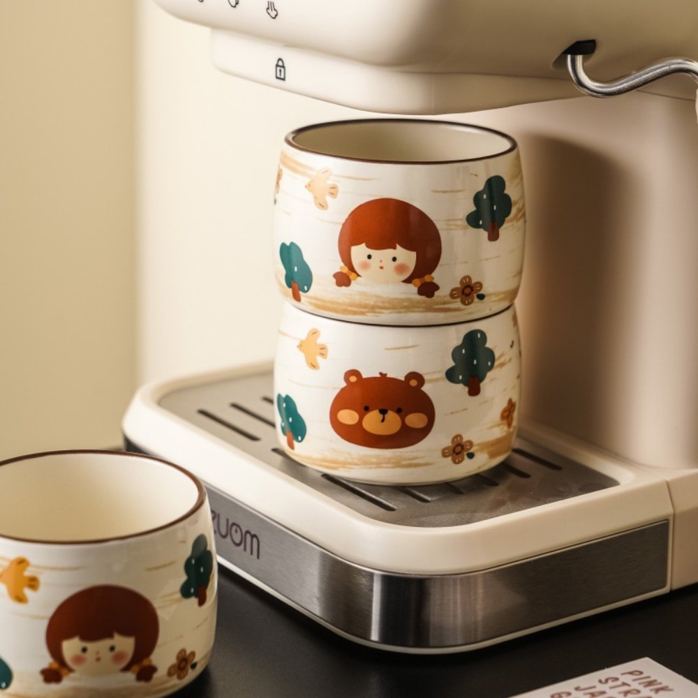 Carousel Girl Ceramic Teapot Set with Filter – 1L, 4 Cups, Gift Box