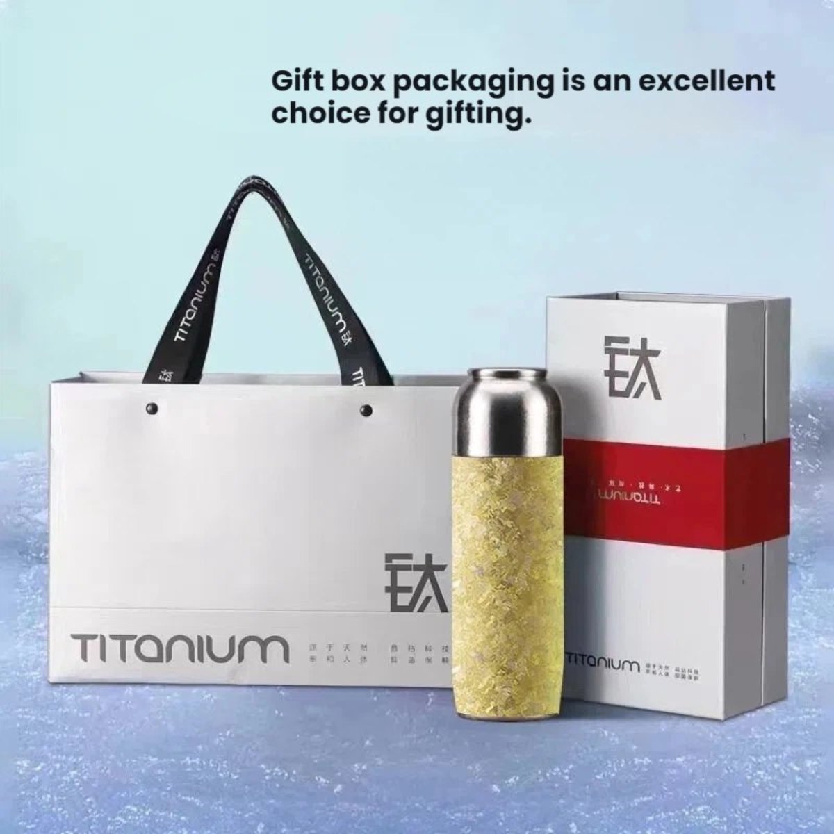 Pure Titanium 16oz / 460ml Tumbler – Leakproof Magnetic Lid, Multi-Layer Insulation & Built-in Tea Filter