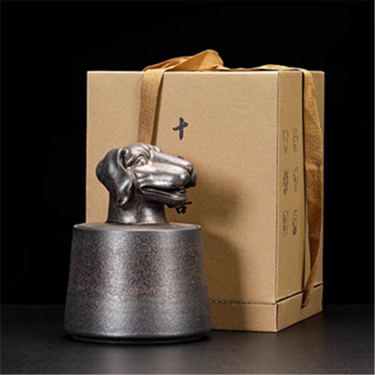 Ceramic Tea Canister with Zodiac Animal Lid – Ideal for Tea, Home Décor and Gifts