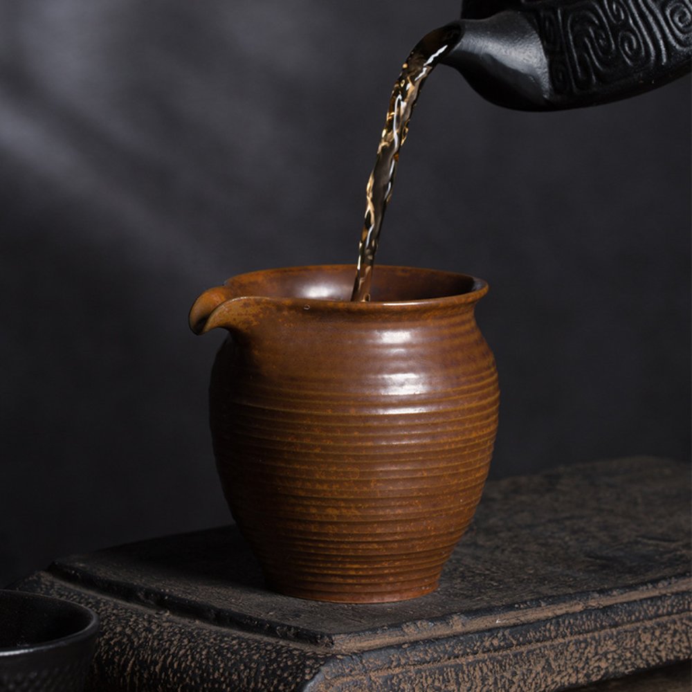 Longquan Celadon Gongdao Tea Pitcher – Handmade 200ML Ceramic Fair Cup