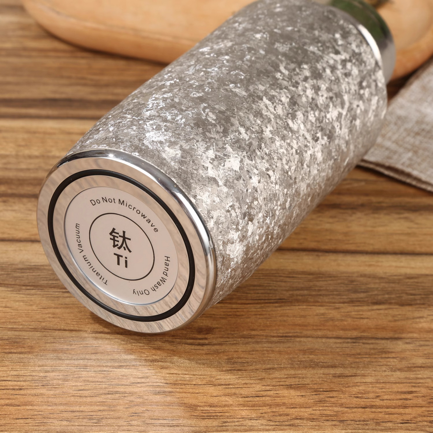 Pure Titanium 16oz / 460ml Tumbler – Leakproof Magnetic Lid, Multi-Layer Insulation & Built-in Tea Filter