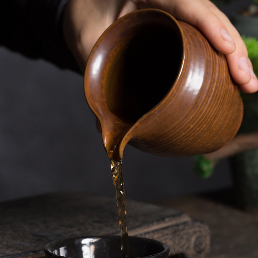 Longquan Celadon Gongdao Tea Pitcher – Handmade 200ML Ceramic Fair Cup