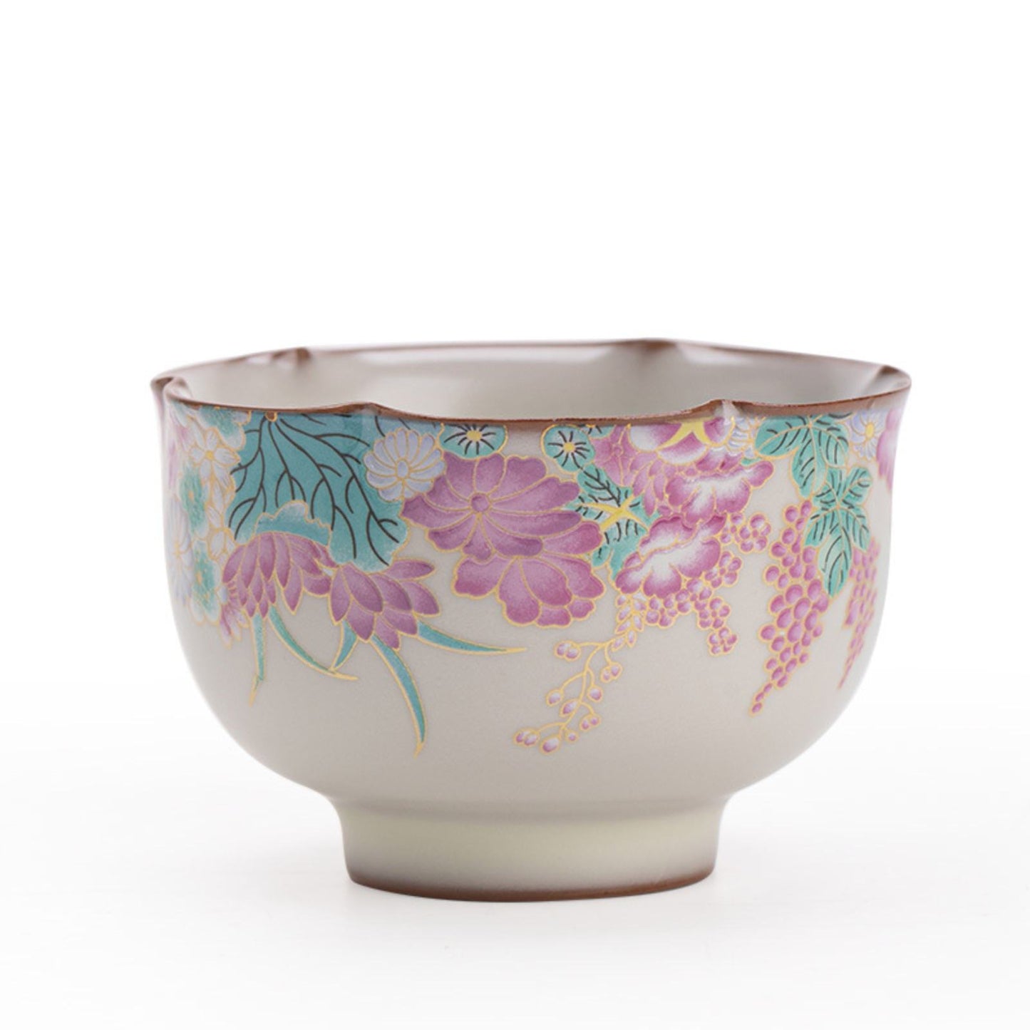 Creamy Glaze Mini Garden Tea Set – One Teapot, Two Cups with Gift Box