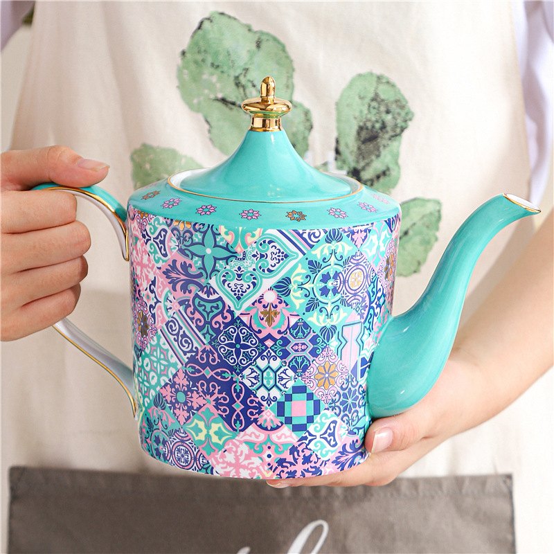 Luxury Bone China Afternoon Tea Set with High Footed Cups & Gift Box