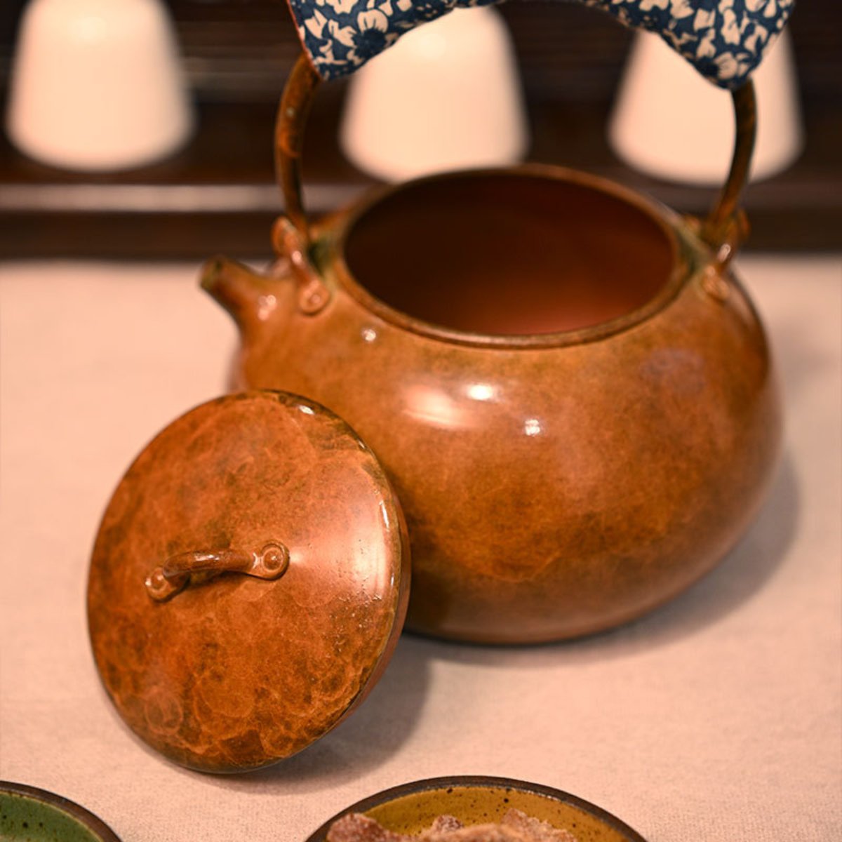 Handcrafted Copper Tea Kettle with Premium Gift Box – 800ml