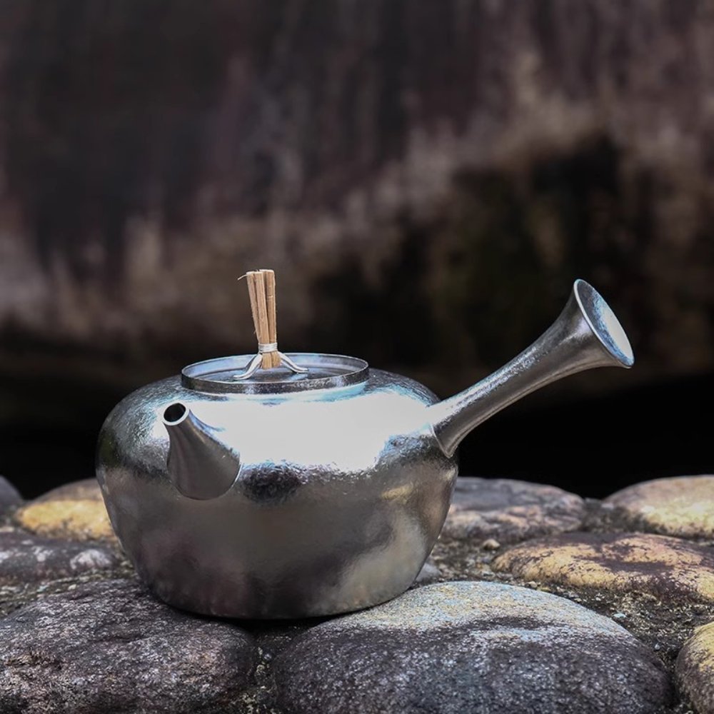 Pure Titanium Tea Kettle – 550ML Durable & Lightweight Diao