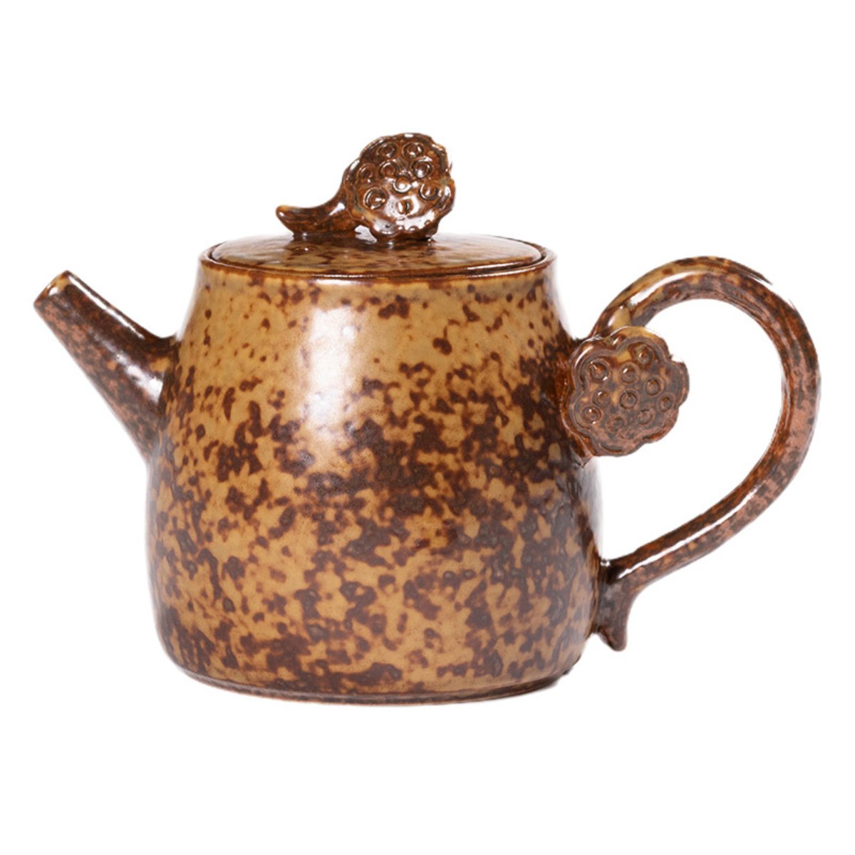 Longquan Celadon Grey Glaze Gongfu Teapot 150ML – Handcrafted Chinese Tea Pot with Plum Green Interior