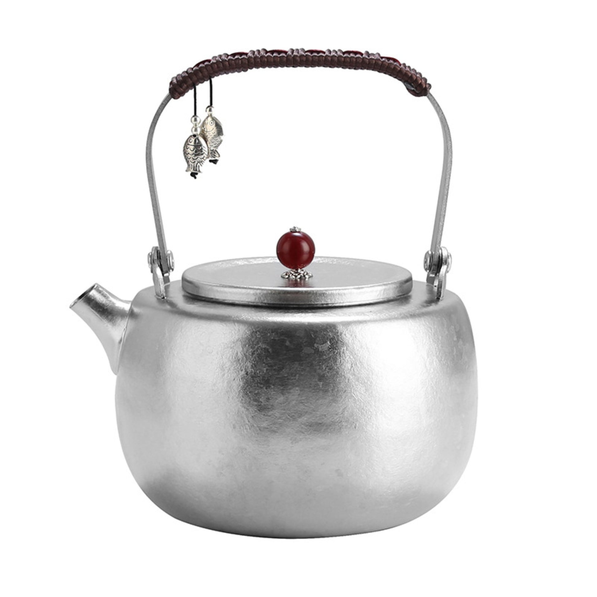 Pure Titanium Teapot and Water Kettle, Large Capacity, Durable and Lightweight for Home and Outdoor Tea Brewing