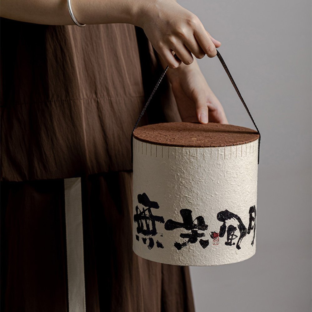 Designer-Collab Old Yanyi Clay Teapot & Four-Cup Set — Handcrafted Chinese Gongfu Tea Ceremony Set, Perfect Gift