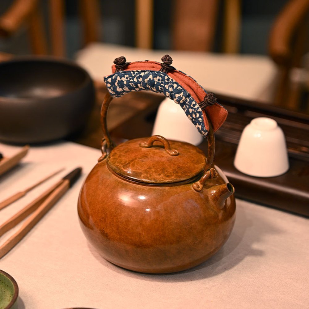 Handcrafted Copper Tea Kettle with Premium Gift Box – 800ml