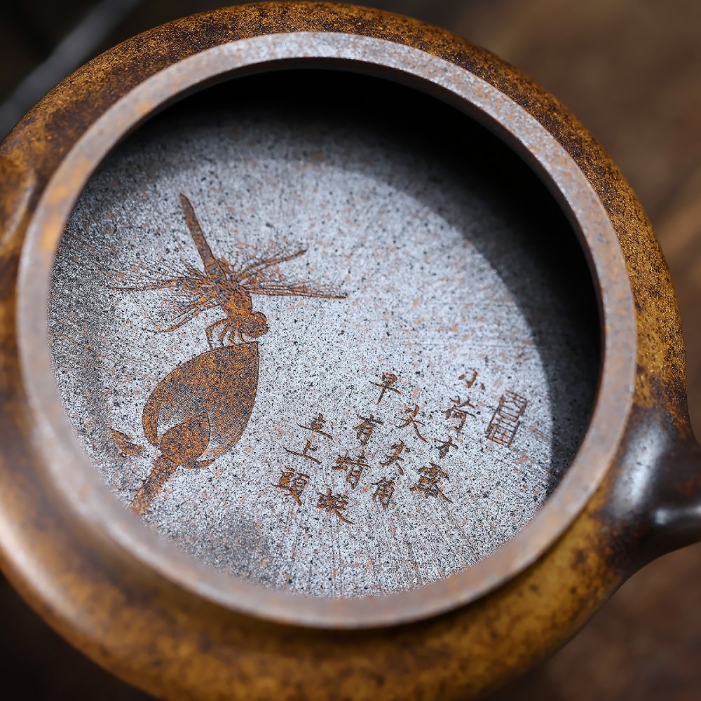 Three-Legged Xu-Bian Purple Clay (Yixing Zisha) Teapot – Longgu Jinsha Clay – 200ml