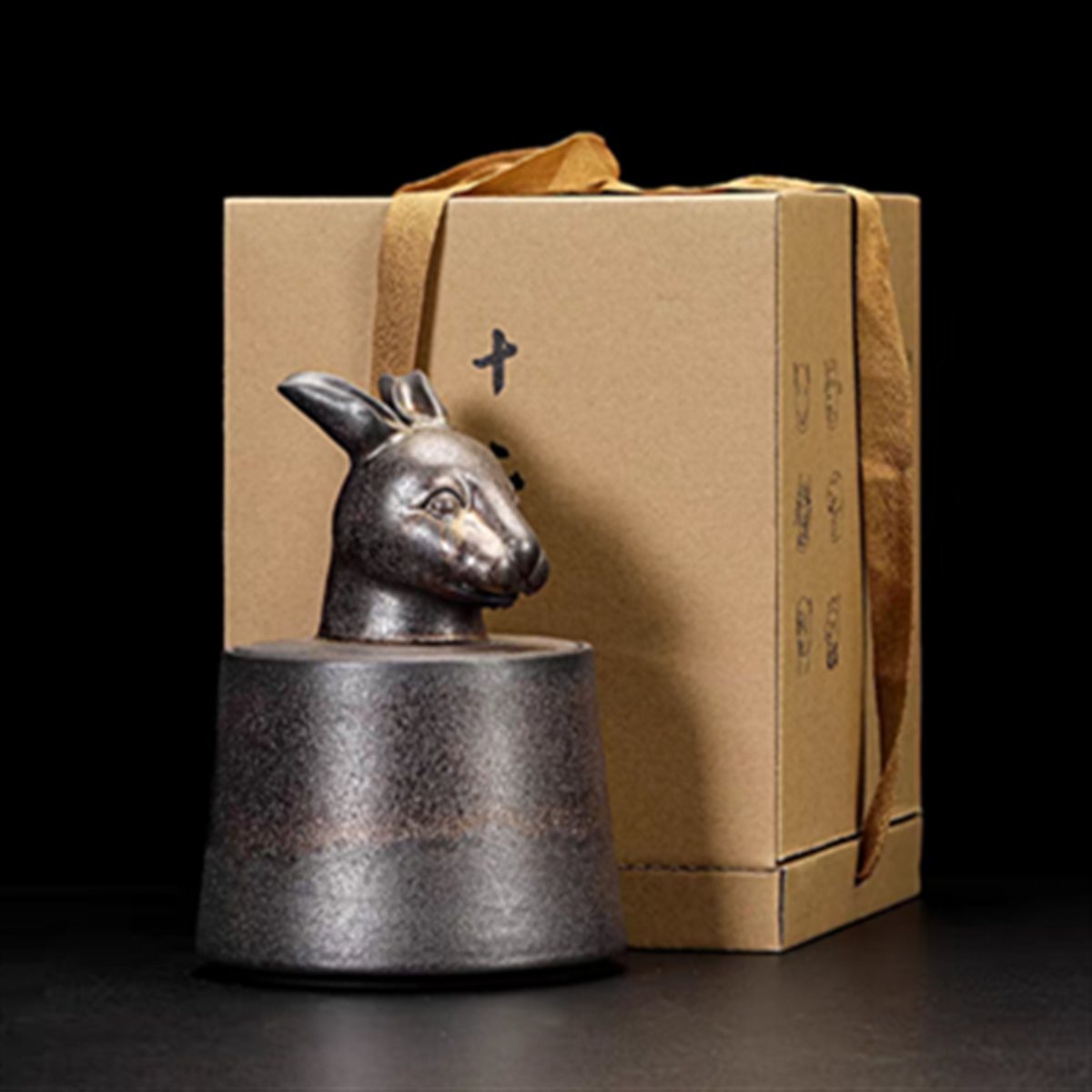 Ceramic Tea Canister with Zodiac Animal Lid – Ideal for Tea, Home Décor and Gifts