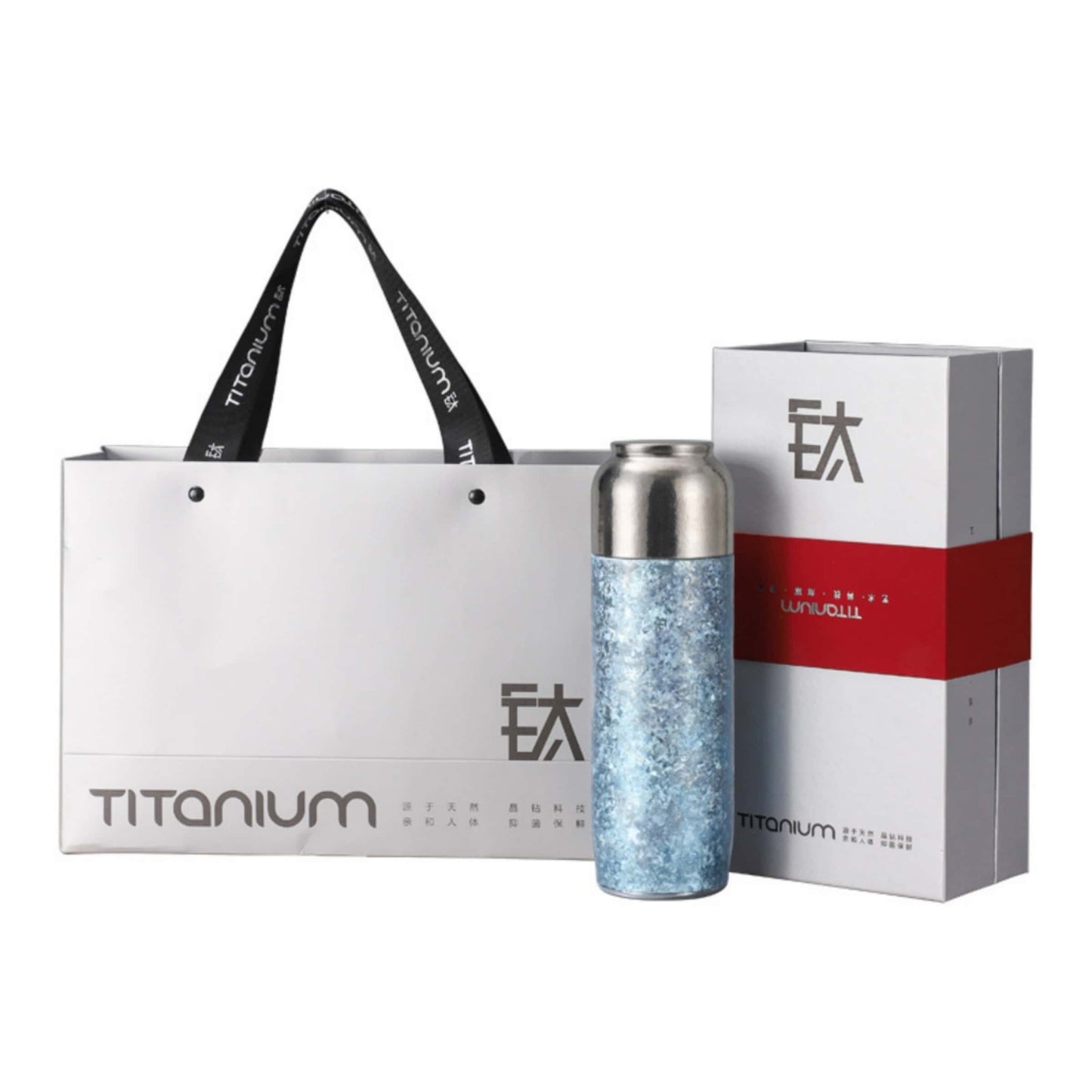 Pure Titanium 16oz / 460ml Tumbler – Leakproof Magnetic Lid, Multi-Layer Insulation & Built-in Tea Filter